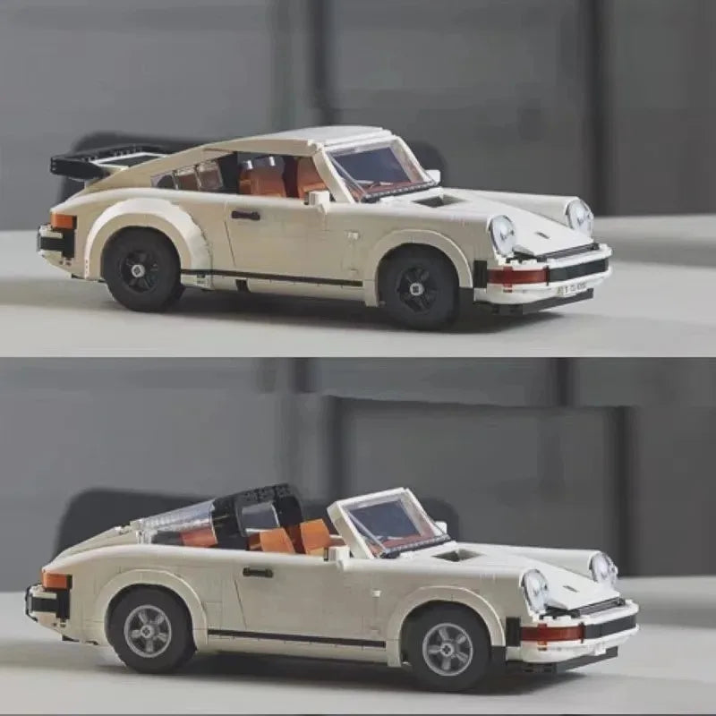CAN0000037 - Blocs de construction Porsche 911 Classic - Modèle de voiture de sport emblématique