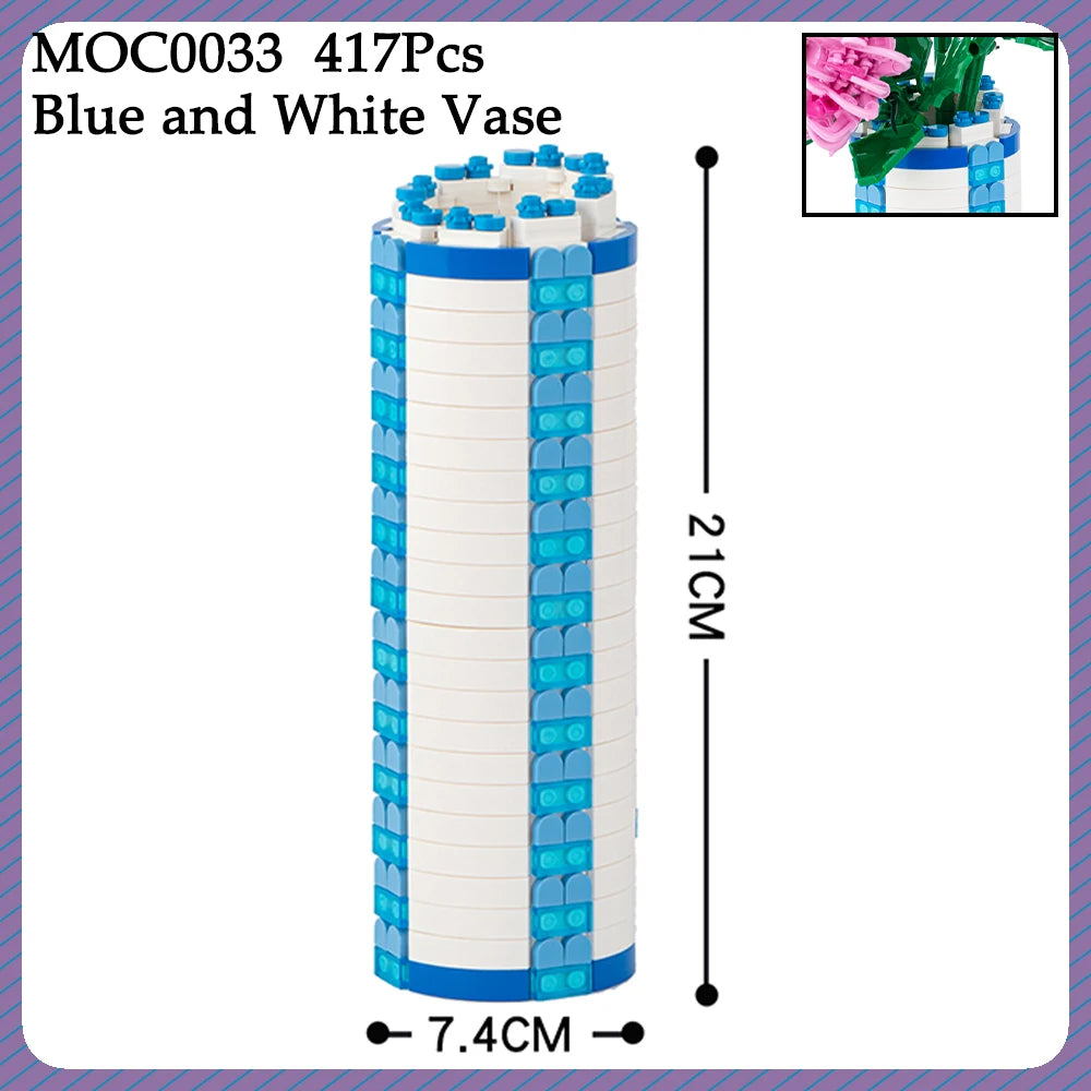 CAN0000072 - Vases multiples pour fleurs en brique