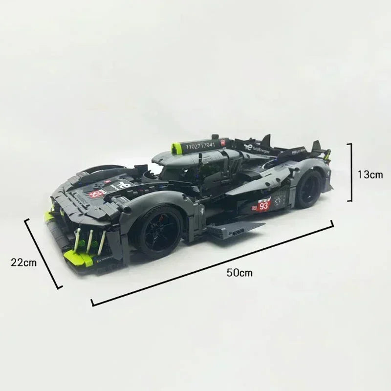 CAN0000028 - Peugeot 9X8 24H Le Mans Hybrid Hypercar Building Model – 1:10 Scale