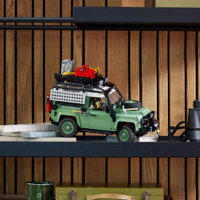 CAN0000041 - Blocs de construction classiques pour Land Rover Defender 90 - Modèle tout-terrain emblématique
