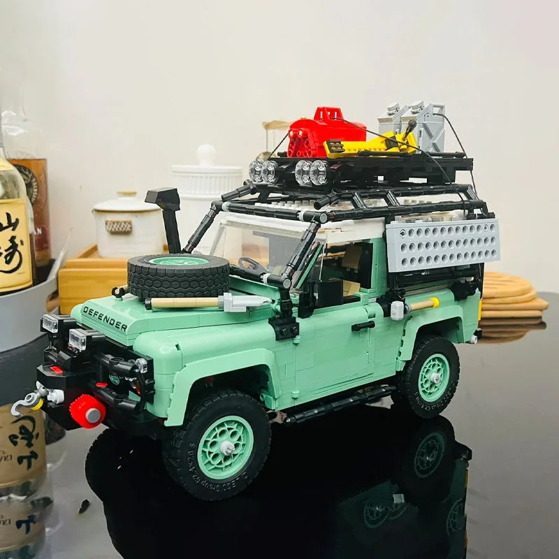 CAN0000041 - Blocs de construction classiques pour Land Rover Defender 90 - Modèle tout-terrain emblématique