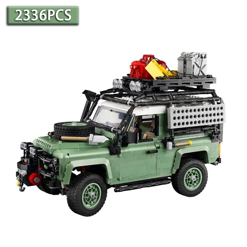 CAN0000041 - Blocs de construction classiques pour Land Rover Defender 90 - Modèle tout-terrain emblématique