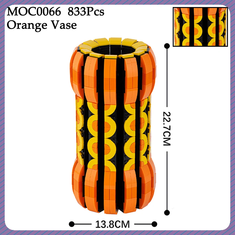 CAN0000072 - Vases multiples pour fleurs en brique