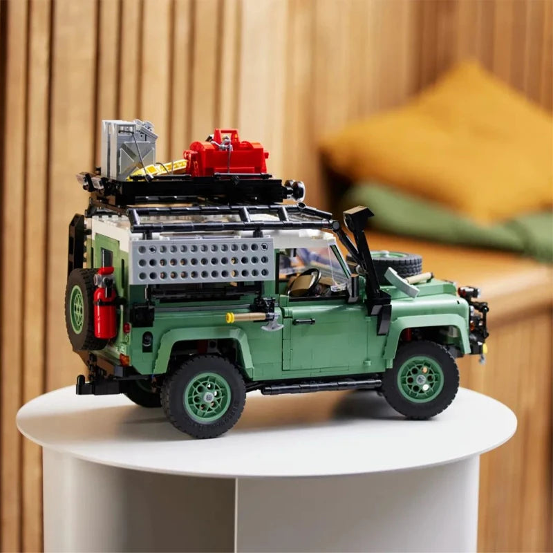 CAN0000041 - Blocs de construction classiques pour Land Rover Defender 90 - Modèle tout-terrain emblématique