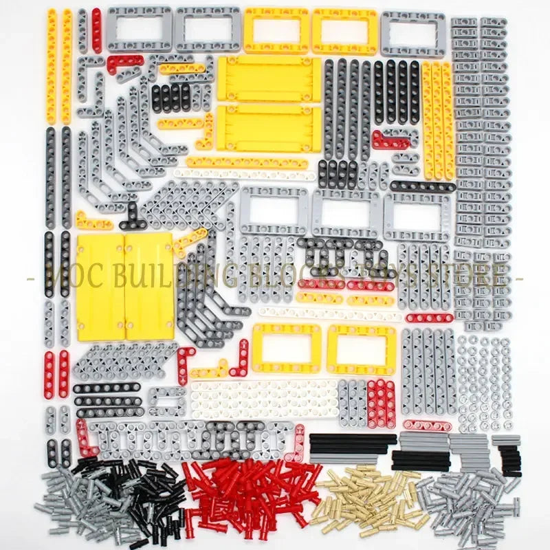 CAN0000082 - Various High-Tech Building Blocks Bricks Technical Parts