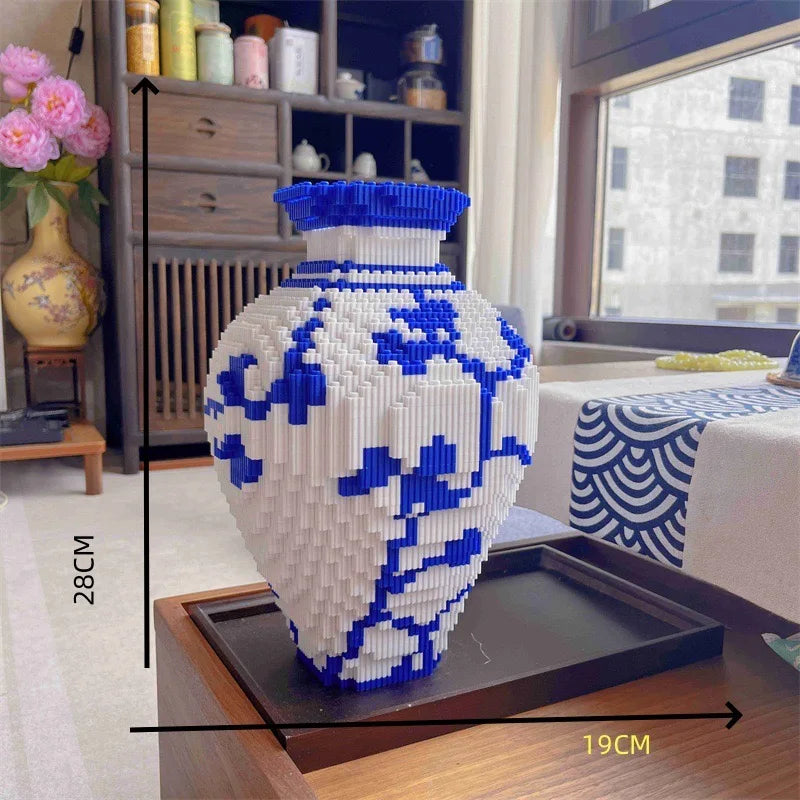 CAN0000062 - Chinese Style Blue and White Porcelain Vase