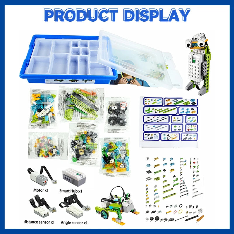 CAN0000010 - Wedo 2.0 Educ - Set 1 – LEGO-Compatible DIY Assemble Toys