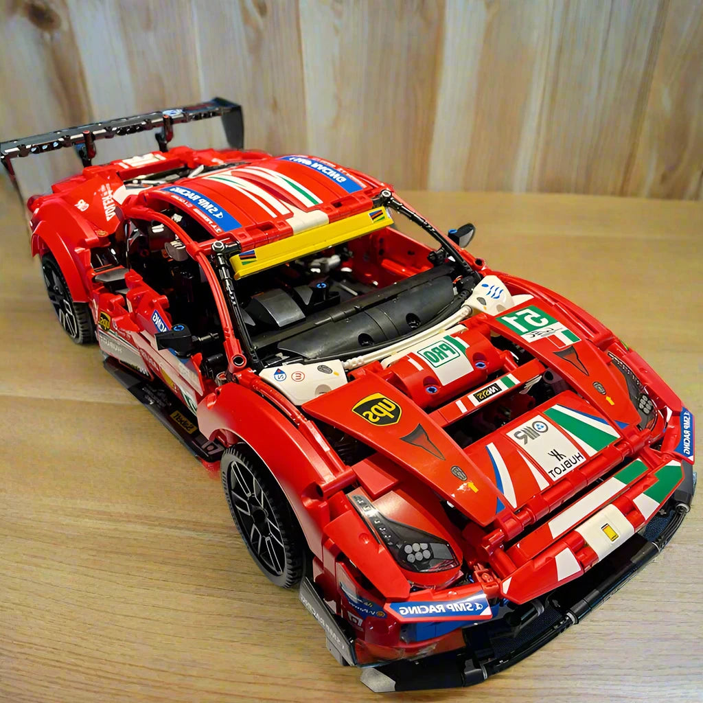 CAN0000035 - Ferrari 488 GTE AF Corse 51 Building Blocks – Iconic Race Car Model