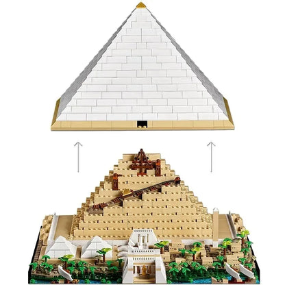 CAN0000046 - The Great Pyramid of Gizeh Egypt Building Blocks – Iconic Architectural Model