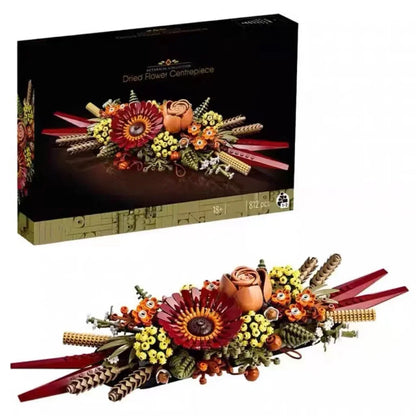 CAN0000080 - Bouquet de fleurs sauvages romantiques en pot de fleurs immortelles