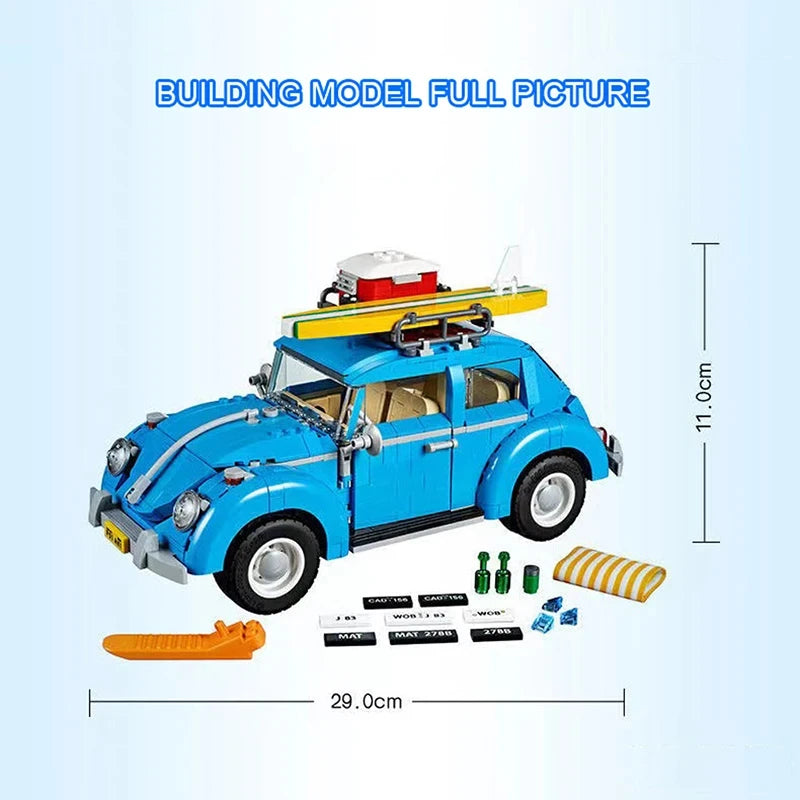 CAN0000039 - Volkswagen Beetle Classic Building Blocks – Timeless Icon in a Model