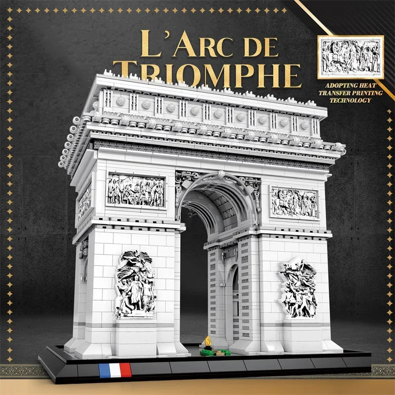 CAN0000044 - Arc de Triomphe Paris Building Blocks – Iconic Landmark Model