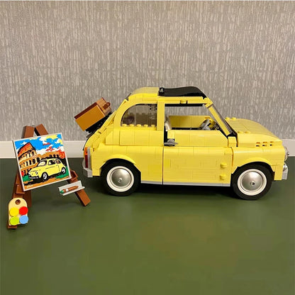 CAN0000040 - Fiat 500 Classic Building Blocks – Iconic Retro Car Model