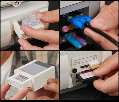 CAN0000058 - Ordinateur de bureau rétro des années 90 avec clavier et souris