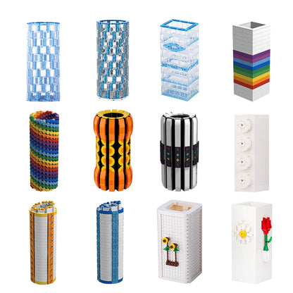 CAN0000072 - Vases multiples pour fleurs en brique