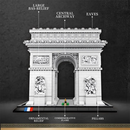 CAN0000044 - Arc de Triomphe Paris Building Blocks – Iconic Landmark Model