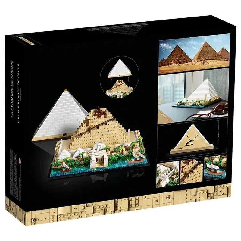 CAN0000046 - The Great Pyramid of Gizeh Egypt Building Blocks – Iconic Architectural Model