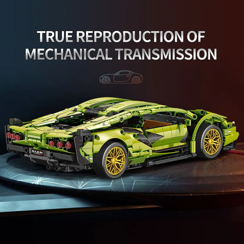 CAN0000034 - Lamborghini Sián FKP 37 Building Blocks – Remote-Controlled Supercar Model